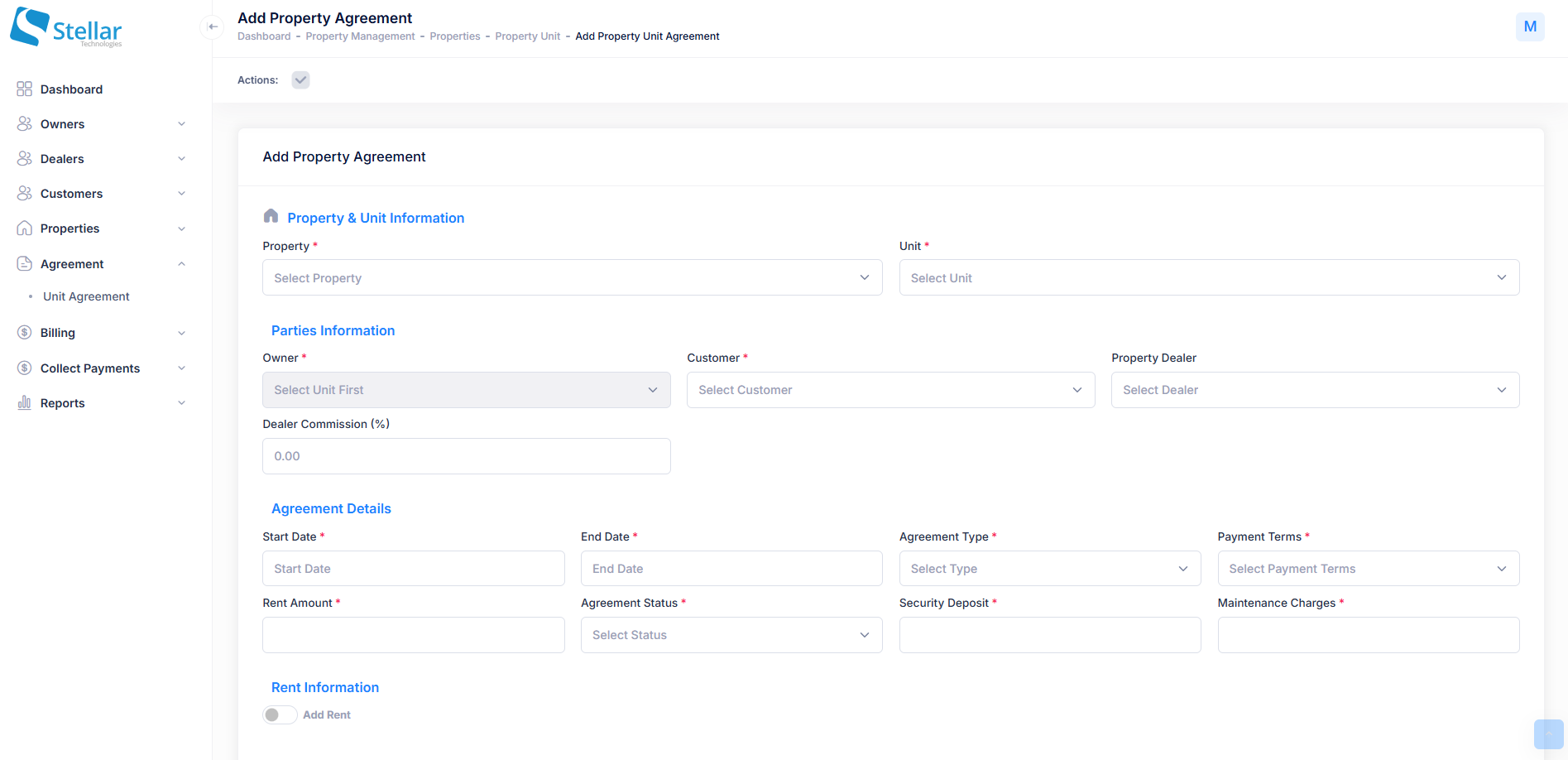 Agreement Management